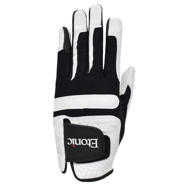 Etonic Junior Multi-Fit Left Handed Glove; White & Black 06ETNMLTFITJLHOS111WBK01